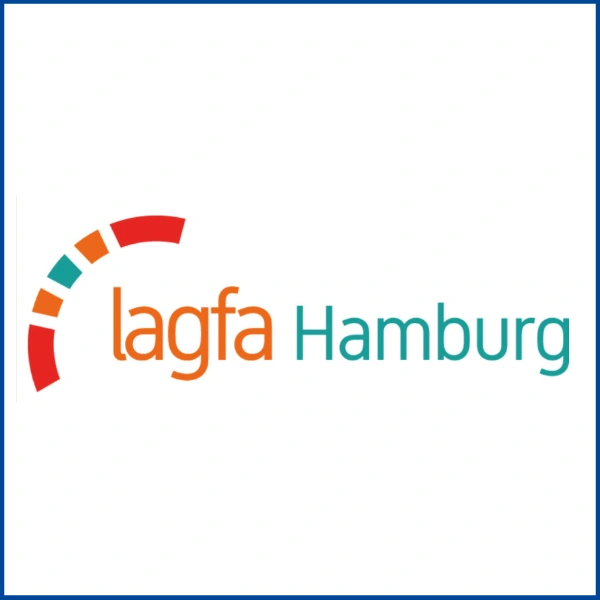 Das Bild zeigt das Logo der lagfa Hamburg. Landesarbeitsgemeinschaft der freiwilligenagenturen Hamburg.
